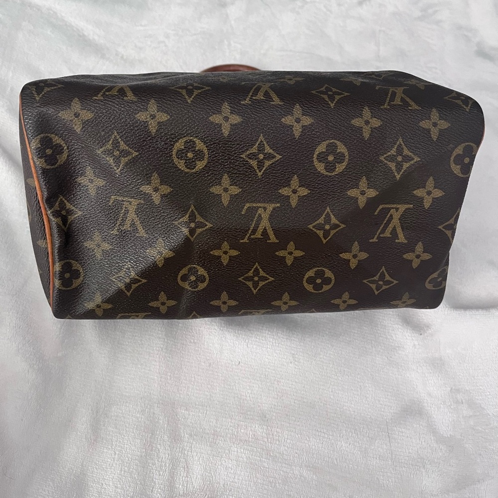 Louis Vuitton Brown Monogram Satchel - Picture 6 of 11